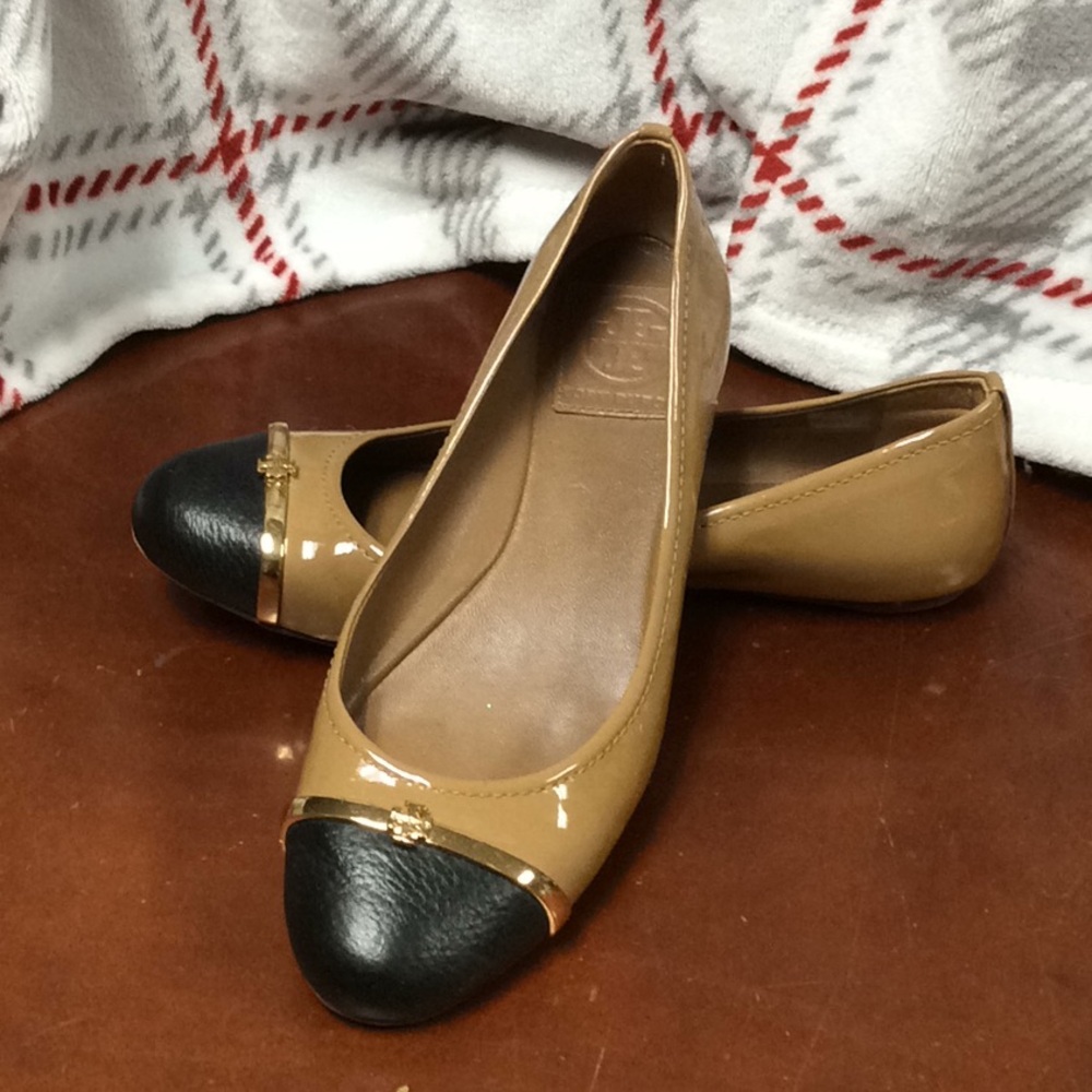 Tory Burch 2 tone ballet flats - Picture 3 of 7